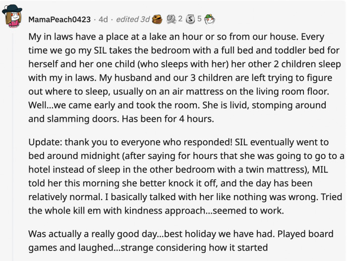 Kill 'em with kindness