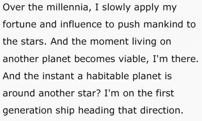 And again, he begins working hard to keep the snail away from him for light years!