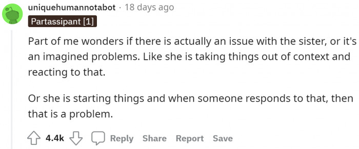 Some are doubting the original poster.