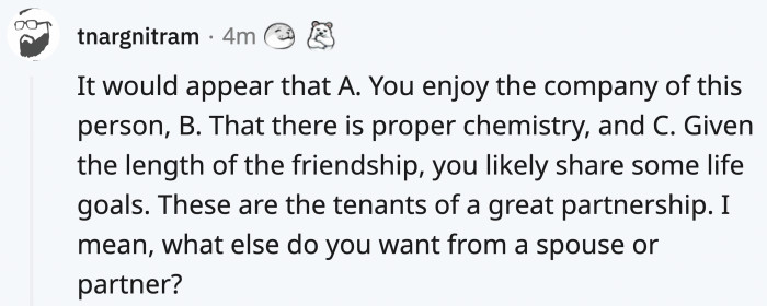 You've got it all, OP!