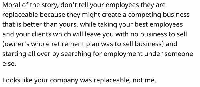Here's a summary of how not to make your company burn to the ground