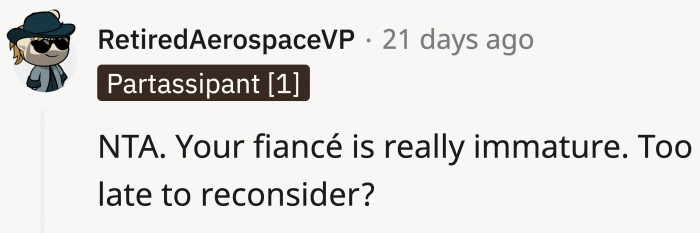Even if they're already married, it still wouldn't be too late. It would be much more difficult to separate, but definitely not too late.