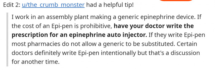 So people started sharing advice on how to get them cheaper.