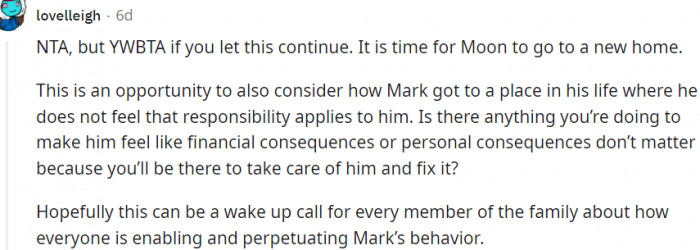 2. Moon has to go to a new home