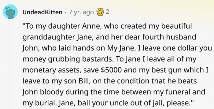 It might not erase what happened, but it sure would...