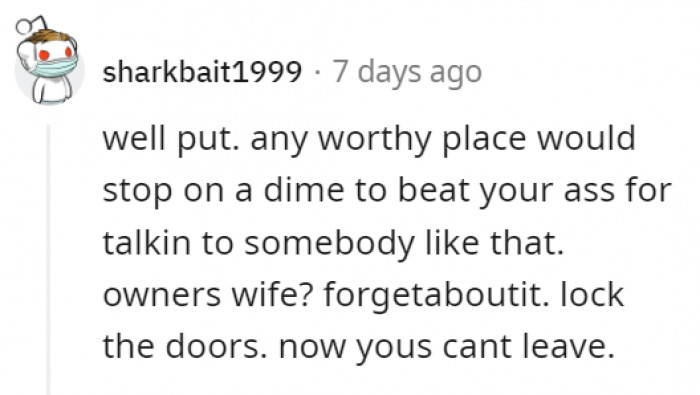 It's a grave offense