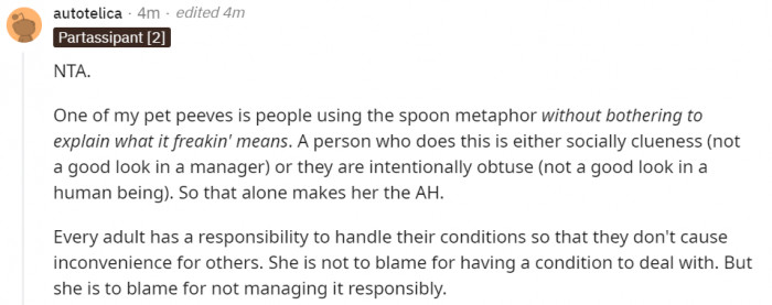 People use the spoon metaphor way too much