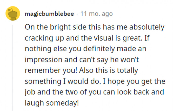 And at least the story brought a lot of joy to people out there