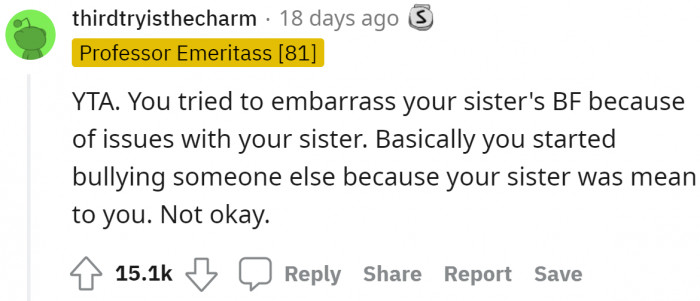 We hope it doesn't become a chain reaction.