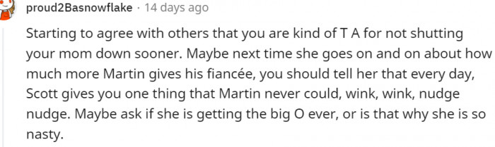 13. Why is she so nasty?