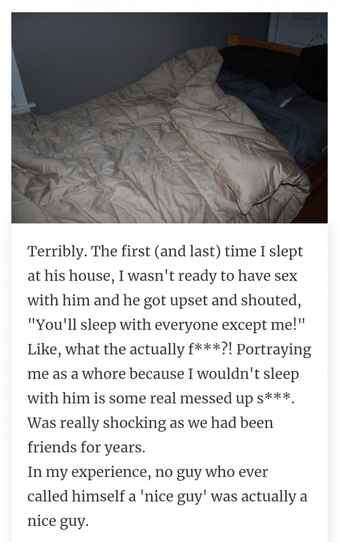 5. His mentality is messed up.