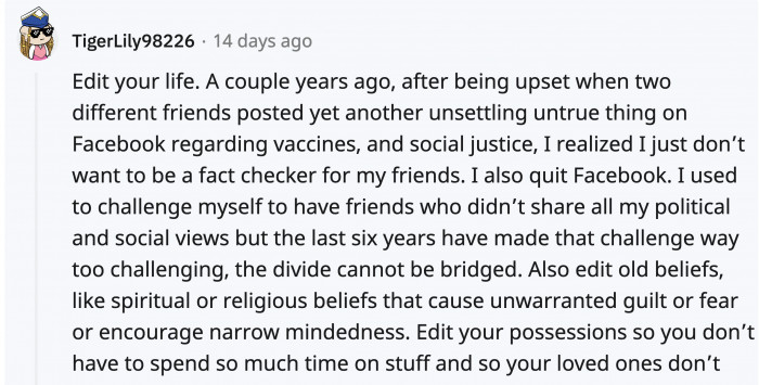 Growing means taking control of the toxic things, people, or traits you can remove from your life.