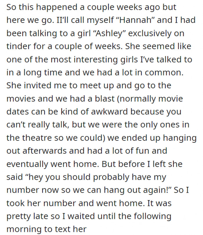 It was all going so well