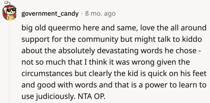 While Others Think It Crossed a Line