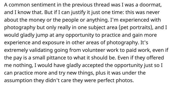 The photographer's final update can be read below: