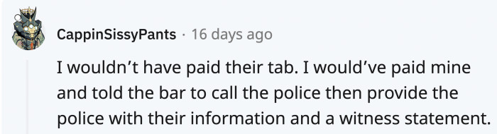 OP could have involved the authorities