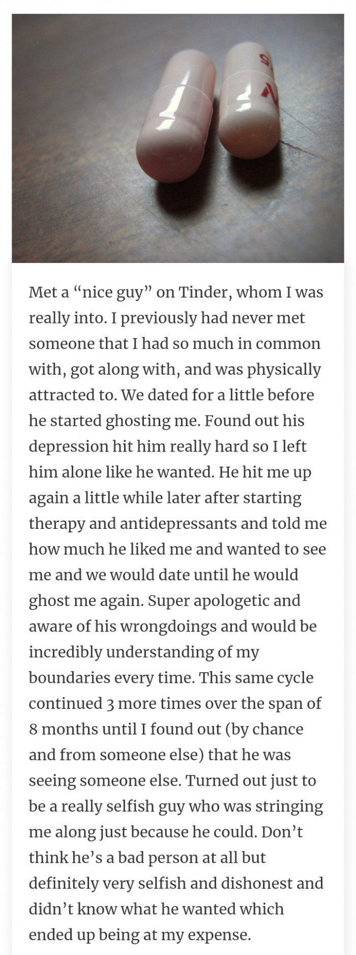 20. He is definitely a bad person based on your descriptions.