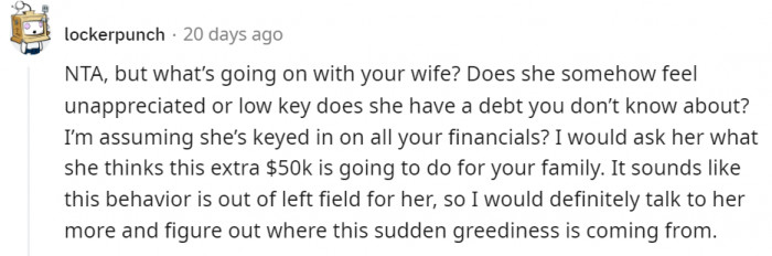 This is a good point.