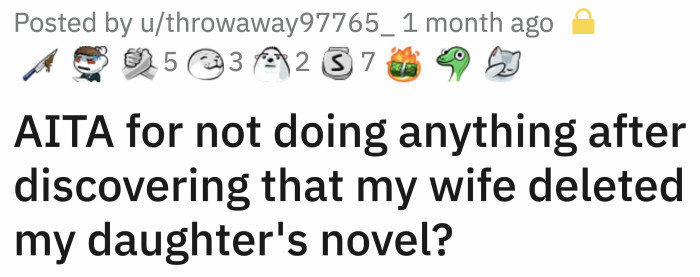He stepped out for fresh air, and minutes later, Hannah began yelling at him.