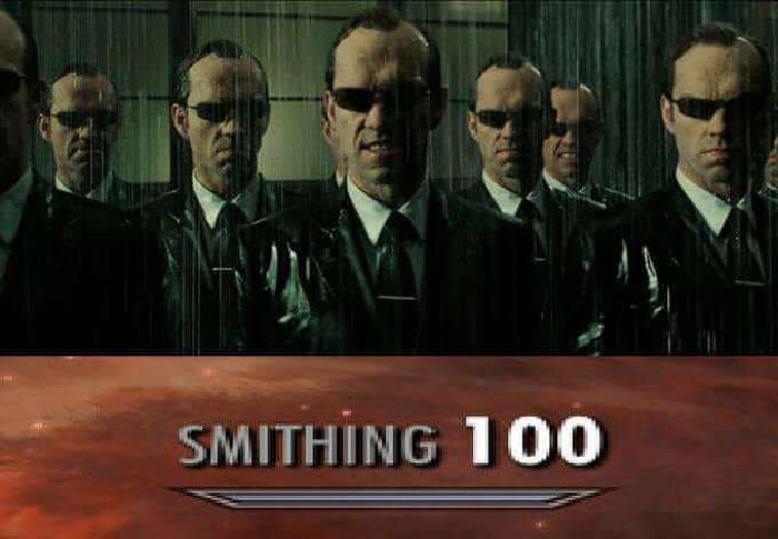 10. Agent Smith is Smithing