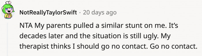 Behaviors like these lead people to therapy years later.