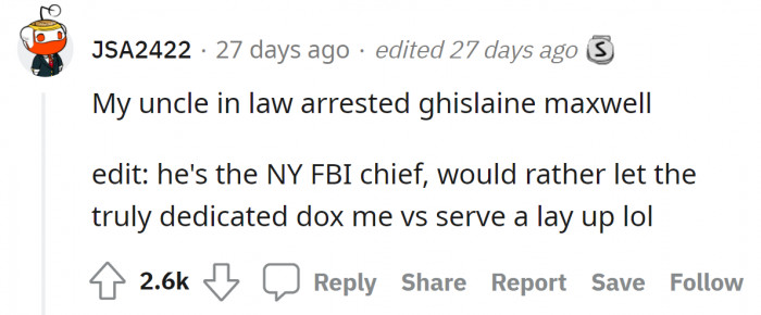 13. The one who arrested Ghislaine Maxwell