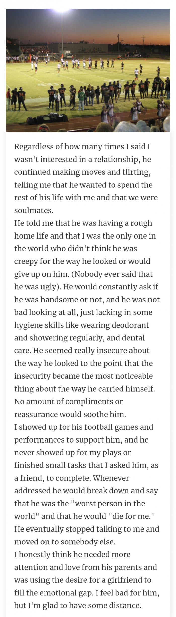 23. I also feel bad for his next victim.