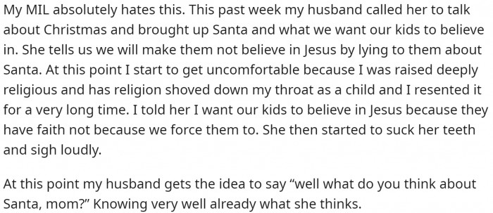 The husband was just checking if his mother is ready to change her thoughts while welcoming her grandchildren.