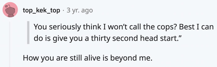 OP's response was shocking for a lot of commenters