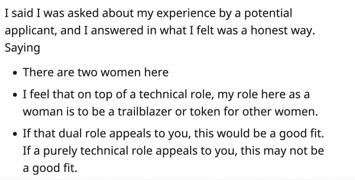 OP laid down the facts.