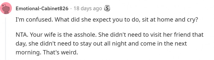 Some people mentioned how strange the situation was.