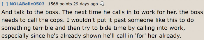 We hope the boss can help in some way.