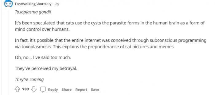 Well, I guess this is the parasite.