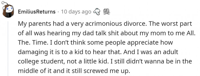 Redditors also shared their experiences: