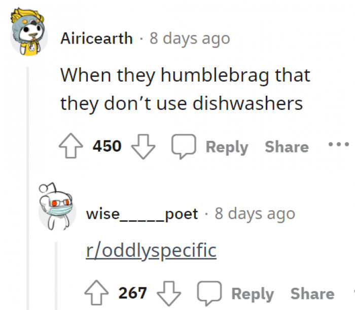 24. What's wrong with dishwashers?