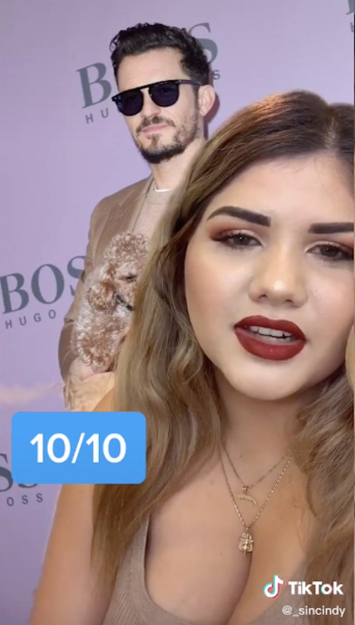 Not only does Orlando Bloom get a perfect score, but so does his cute dog