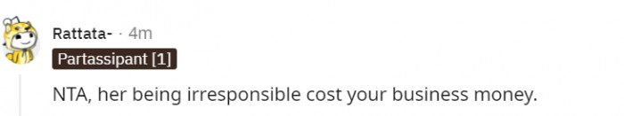 Peggy’s irresponsibility is costing people money