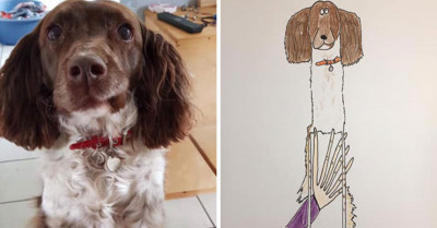 30 Badly Drawn Animal Portraits That Look Like Masterpieces