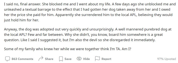 He Gets Blamed in the End.