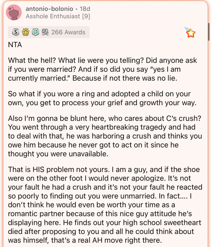 The number one comment said it best.