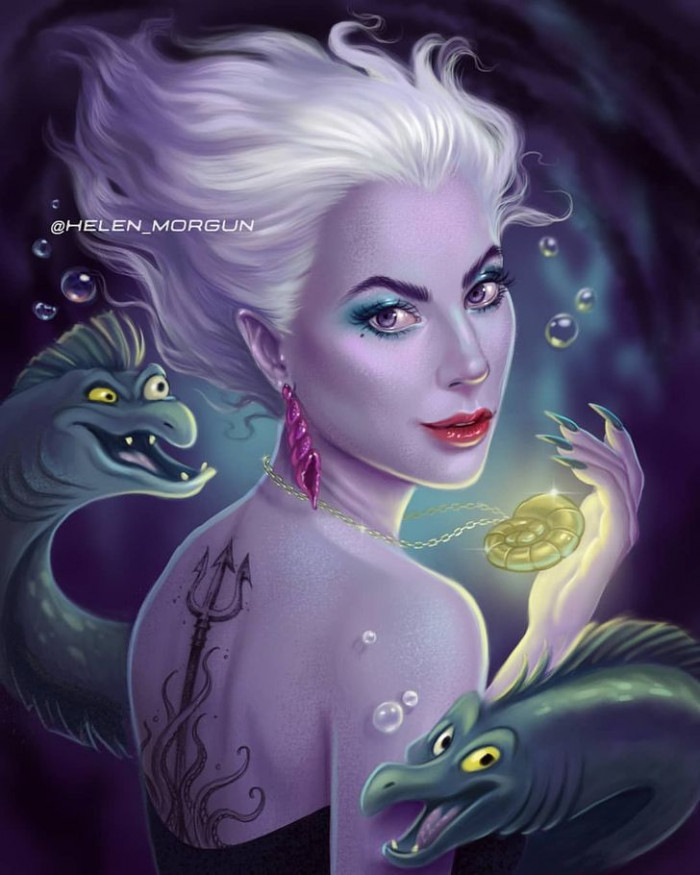 7. Lady Gaga as Ursula from The Little Mermaid