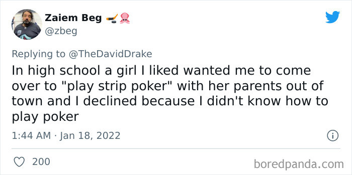 16. You should have learned, man!