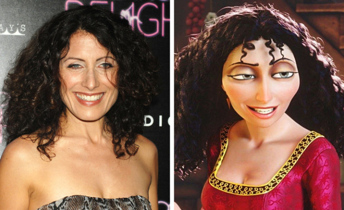 Lisa Edelstein & Gothel from 'Tangled'