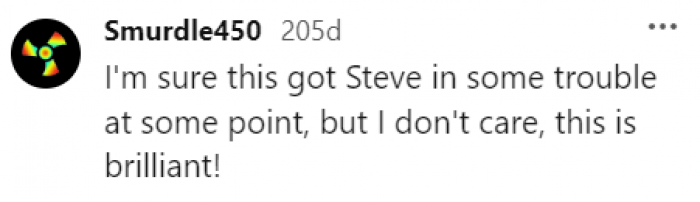 Most people were on Steve’s side