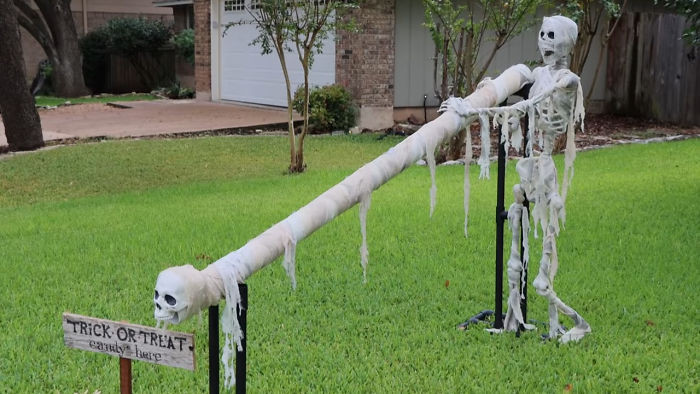 This couple from Austin, Texas kind of saved Halloween this year.
