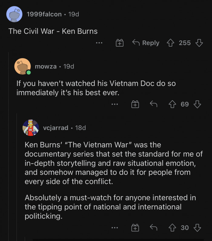 Ken Burns: The Civil War & The Vietnam War