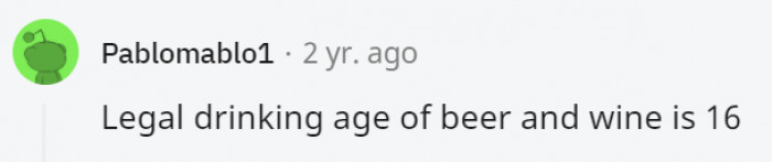 15. Germany isn't afraid to let their kids have a taste early.