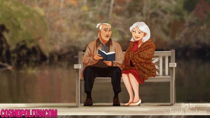 Old Allie and Noah: Mulan and Li Shang