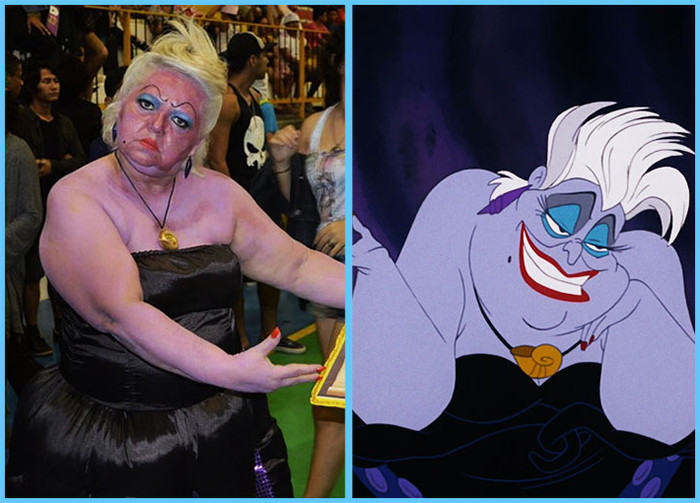 3. Representing Ursula from the movie 