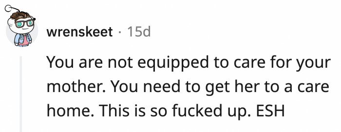 The situation is indeed messed up...